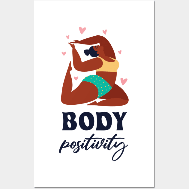 Body Positivity Wall Art by RainbowAndJackson